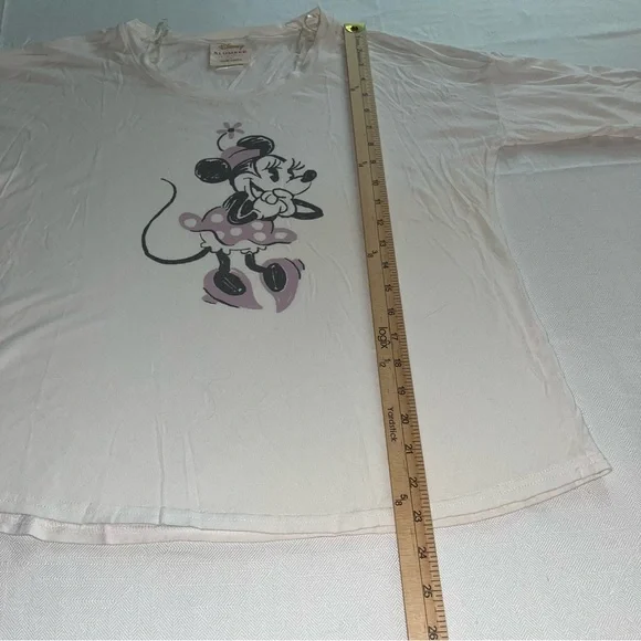 Disney Slumber‎ Collection by Munki Munki Minnie Mouse Graphic Tee Size Large - Picture 9 of 10